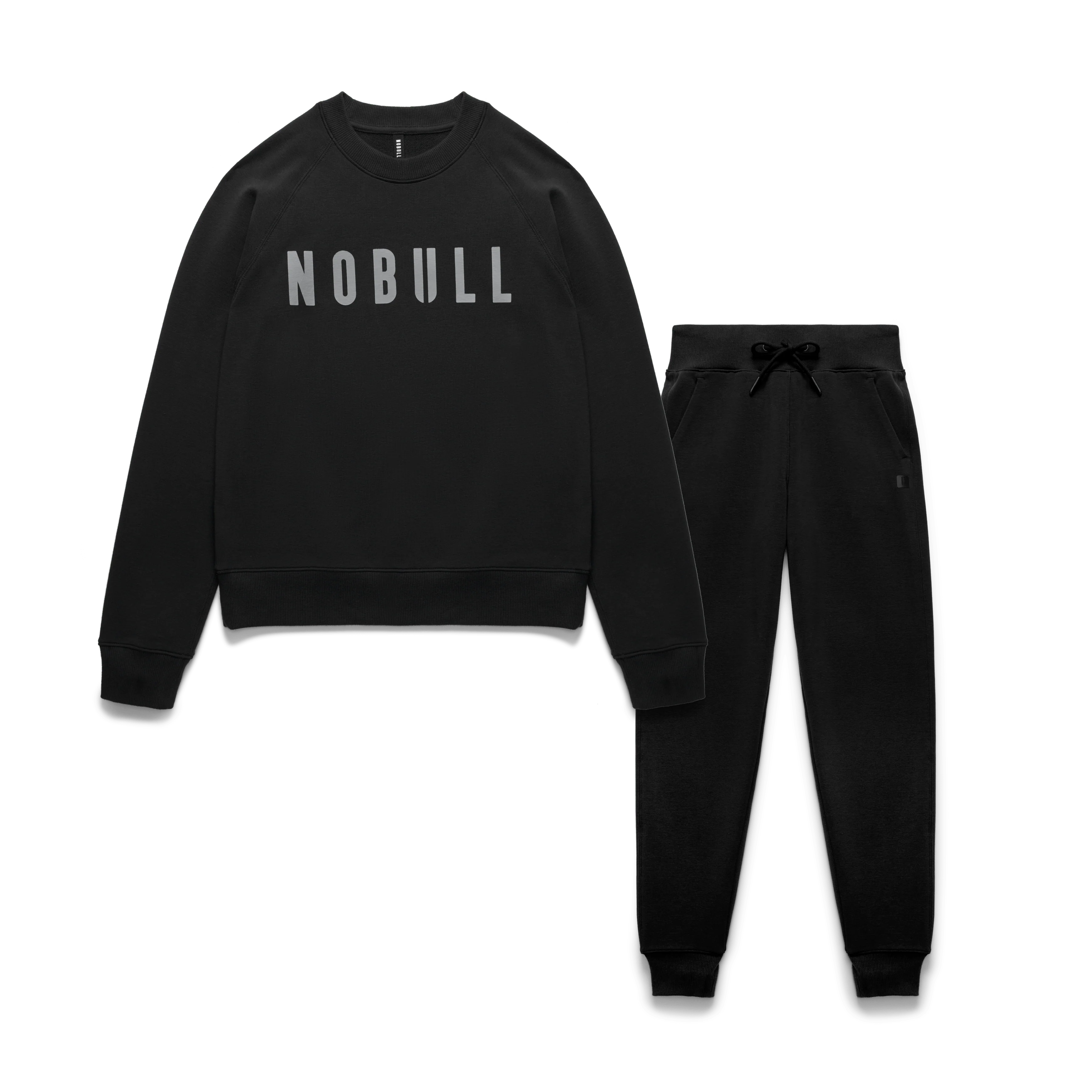 Women's NOBULL Crew x Jogger - Black - Image 3